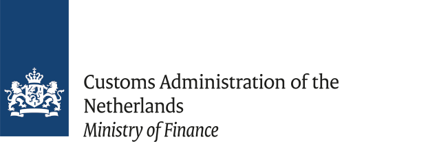 Logo Customs Administration of the Netherlands - Ministry of Finance, part of the Central Government - To the homepage of Dutch Customs