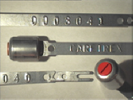 Goedgekeurde stalen bandverzegeling met alfanumeriek identificatiekenmerk CARETREX