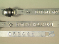 Goedgekeurde stalen bandverzegeling met alfanumeriek identificatiekenmerk DATEMA HELLMANN