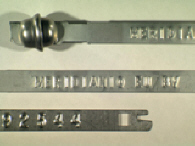 Goedgekeurde stalen bandverzegeling met alfanumeriek identificatiekenmerk MERIDIANIQ EU BV