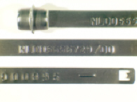 Goedgekeurde stalen bandverzegeling met alfanumeriek identificatiekenmerk NL005655729/ 00