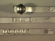 Goedgekeurde stalen bandverzegeling met alfanumeriek identificatiekenmerk SEALANE