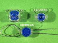 Goedgekeurde stalen kabelverzegeling met alfanumeriek identificatiekenmerk FFE