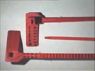 Goedgekeurde kunststofverzegeling met alfanumeriek identificatiekenmerk VAN GEND & LOOS