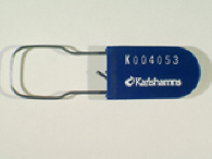 Goedgekeurde bedrijfsverzegeling met bedrijfslogo Karlshamns