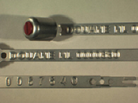 Goedgekeurde stalen bandverzegeling met numeriek identificatiekenmerk 0000680