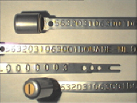 Goedgekeurde stalen bandverzegeling met numeriek identificatiekenmerk 5632031063001