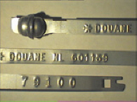 Goedgekeurde stalen bandverzegeling met numeriek identificatiekenmerk 601159