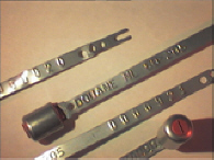 Goedgekeurde stalen bandverzegeling met numeriek identificatiekenmerk 60-205