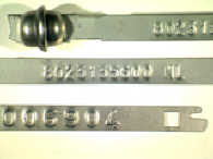 Goedgekeurde stalen bandverzegeling met numeriek identificatiekenmerk 8023135600
