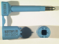 Goedgekeurde bolt seal met alfanumeriek identificatiekenmerk NL 001226411/00