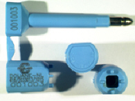 Goedgekeurde bolt seal met bedrijfslogo Friesland Coberco + 418/2033013/1015