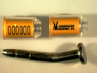 Goedgekeurde bolt seal met bedrijfslogo Verbrugge Customs BV