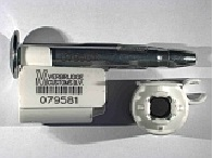 Goedgekeurde container bold seal met bedrijfslogo Verbrugge Customs BV