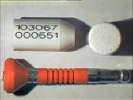 Goedgekeurde bolt seal met numerieke ID 103067