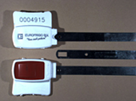 Goedgekeurde stalen bandverzegeling met bedrijfslogo Eurofrigo + EUROFRIGO B.V. “Your Cool Partner”