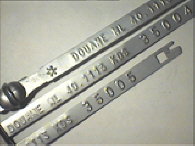 Goedgekeurde stalen bandverzegeling met alfanumeriek identificatiekenmerk 40.1113 KDS