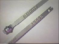 Goedgekeurde stalen bandverzegeling met alfanumeriek identificatiekenmerk BLECKMAN