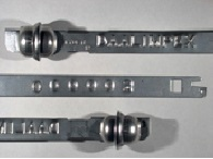 Goedgekeurde stalen bandverzegeling met alfanumeriek identificatiekenmerk DAALIMPEX