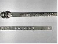 Goedgekeurde stalenbandverzegeling globeseal met als identificatiekenmerk MNTRX NL005241169