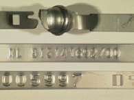 Goedgekeurde stalen bandverzegeling met alfanumeriek identificatiekenmerk NL 813141692/00