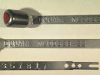 Goedgekeurde stalen bandverzegeling met numeriek identificatiekenmerk 00328422