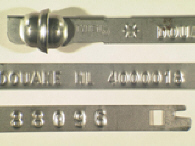 Goedgekeurde stalen bandverzegeling met numeriek identificatiekenmerk 4000018