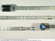 Goedgekeurde stalen bandverzegeling met numeriek identificatiekenmerk 418/2033013/1015