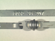 Goedgekeurde stalen bandverzegeling met numeriek identificatiekenmerk 8052 38 207