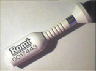 Goedgekeurde bolt seal met alfanumeriek identificatiekenmerk Romi