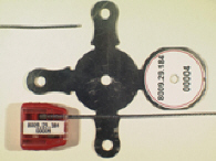 Goedgekeurde stalen kabelverzegeling met numeriek identificatiekenmerk 8009.29.184